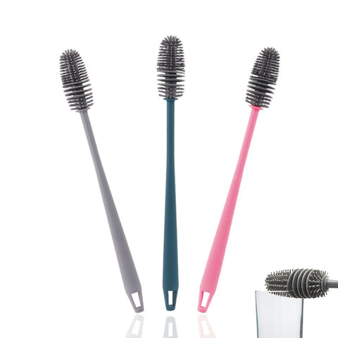 Long Handled Bottle Brush,3 Pcs Bottle Cleaner Brush, 33cm Water Bottle Cleaner,for Baby Bottles, Tumblers, Drinking Glasses