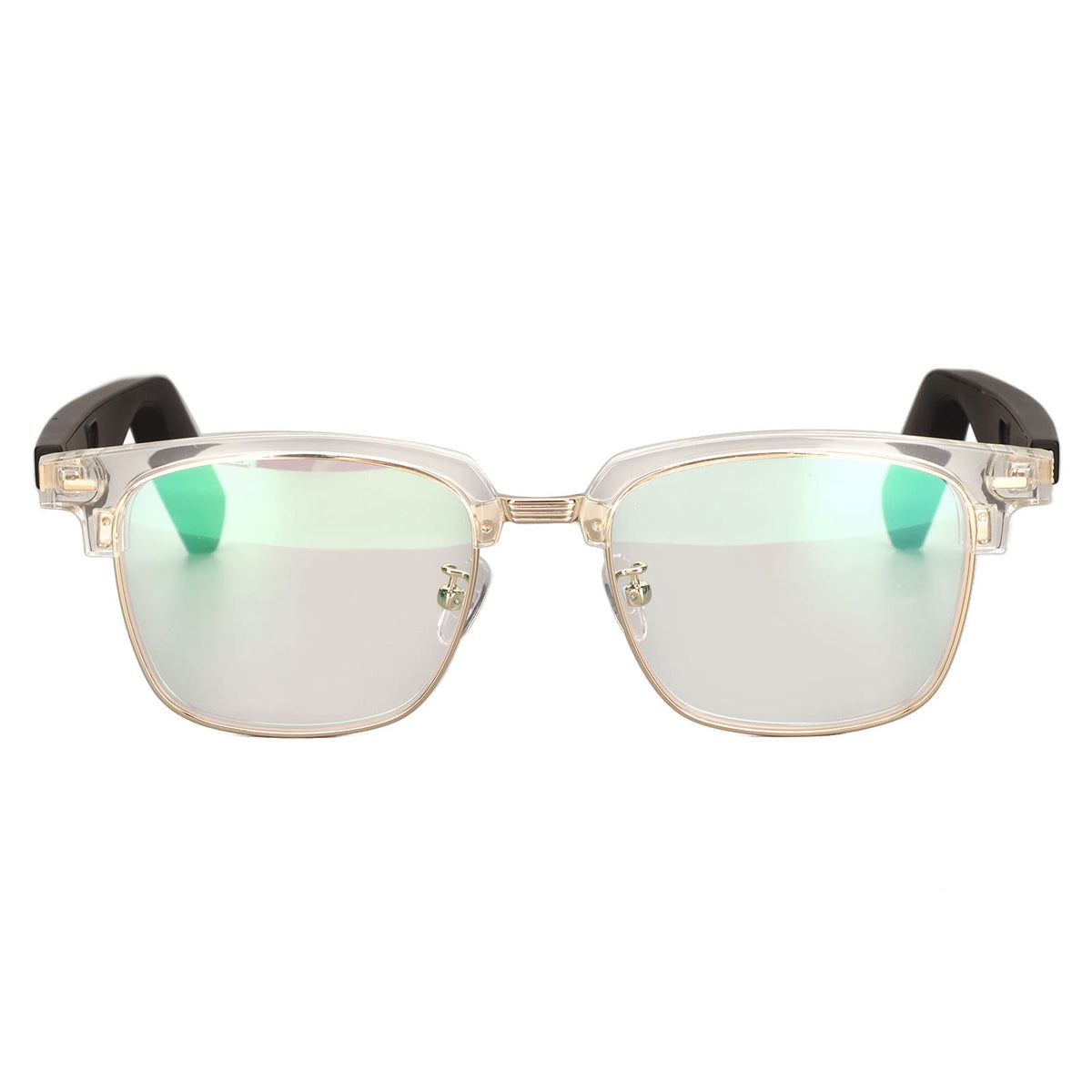Smart Glasses, Bluetooth Sunglasses with Speakers, Music Glasses Built-in Mic, Polarized Lens, Touch Voice Assistant, Hands-Free Calling, Open Ear Speaker Audio Sunglasses for Traveling Driving