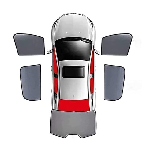 LUISAS Car Side Window Sunshades For Lexus IS250,Magnetic Car Sunshade Shield Front Windshield Frame Curtain Sun Shade,D-5pcs