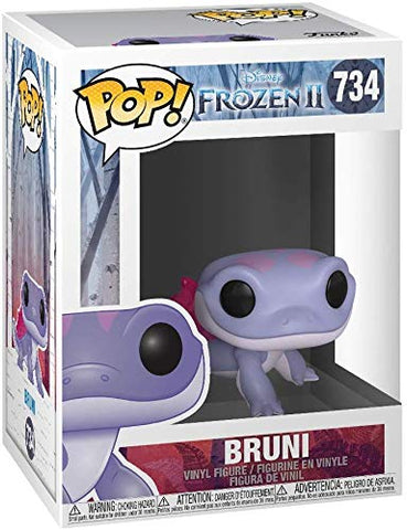 Pop Movies: Frozen 2 - Bruni Fire Salamander #734 (Includes Compatible Pop Box Protector Case)