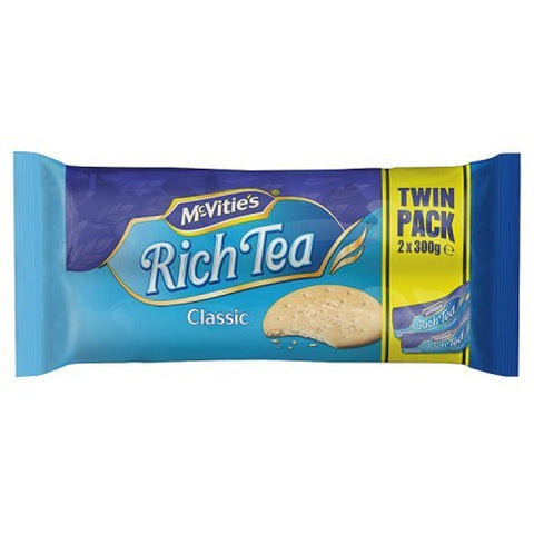 McVitie's Twin Pack Classic Rich Tea Biscuits, 600g