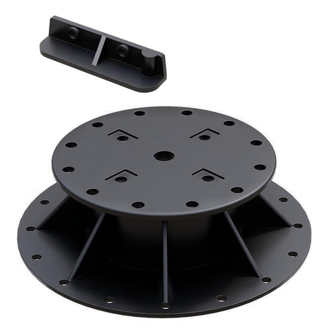 Ceta Adjustable Decking Pedestal, Pack of 10, 28mm-76mm, Shed Base, Riser Bearing Support, Shed Support, Feet Suitable for DIY Projects, Deck Levelling, Shed Levelling, Holds 900kg (36mm-51mm)
