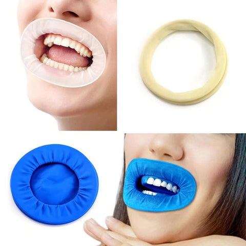 Disposable Lip and Cheek Mouth Opener Latex Oral Rubber Dam for Teeth Whitening Teeth Orthodontic Retractor 10PCS
