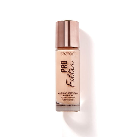 Technic Pro Filter Multi Use Complexion Enhancer - Primer, Illuminator and Highlighter Face Serum for a Flawless Finish - Fair