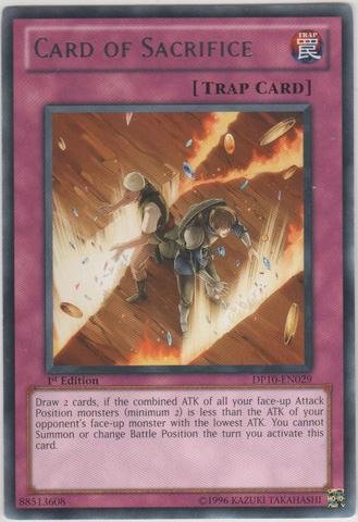 Yu-Gi-Oh! - Card of Sacrifice (DP10-EN029) - Duelist Pack 10: Yusei Fudo 3 - Unlimited Edition - Rare