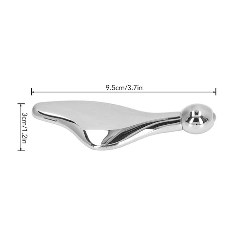 Face Massager Roller, Face Massage Tool Face Gua Sha Roller Zinc Alloy Multi Function Face Lifting Facial Massager Roller Face Gua Sha Tool for Puffiness Eye Bags Eye Muscle Ache