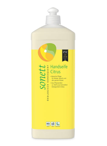 Citrus Hand Soap Care for Hands, Face and Full Body 1 Litre