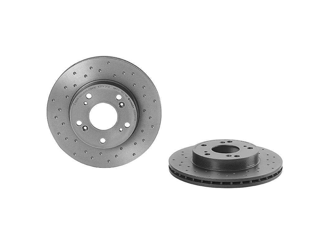 Brembo 09.5457.3X Xtra UV Coated vented drilled Front Brake Rotor ACURA/CIIMO/HONDA/HONDA (DONGFENG) OE# 45251SNA000