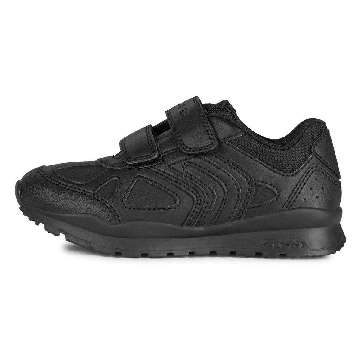 Geox Boy's Pavel 31 (Toddler/Little Big Kid) Sneaker, Black, 11