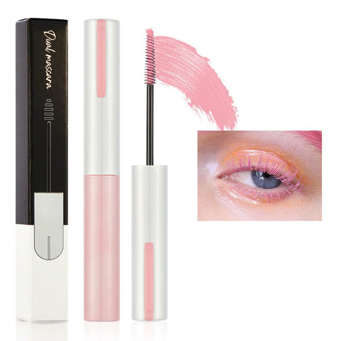 Colored Mascara for Eyelashes with Comb Set,Colorful Waterproof Mascara Long lasting Charming Voluminous Mascara for Women Cruelty Free Vegan Eye Makeup (1Pc 06#light pink)