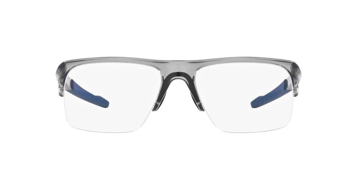 Oakley Men's Ox8061 Plazlink Rectangular Prescription Eyewear Frames, Grey Shadow/Demo Lens, 56 mm