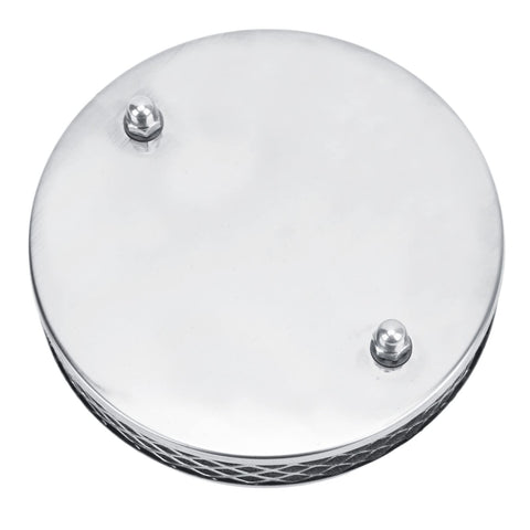 KIMISS Round Air Cleaner, High Airflow Pancake Air Filter Chrome Plated Air Cleaner Element A102 for SU HS4 1Â½ Inch Carburettors