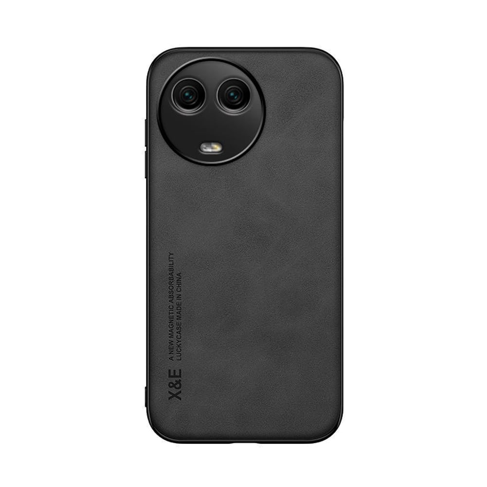 Kepuch Silklike Case for Oppo Realme 11 5G - Cover Bumper Built-in Metal Plate for Oppo Realme 11 5G - Black