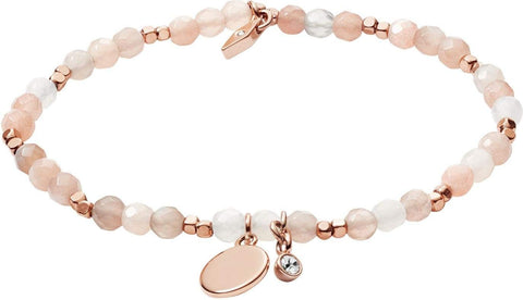 Fossil Bracelet for Women Wellness, Inner length: 165mm Nude Semi-Precious Bracelet, JA6945791