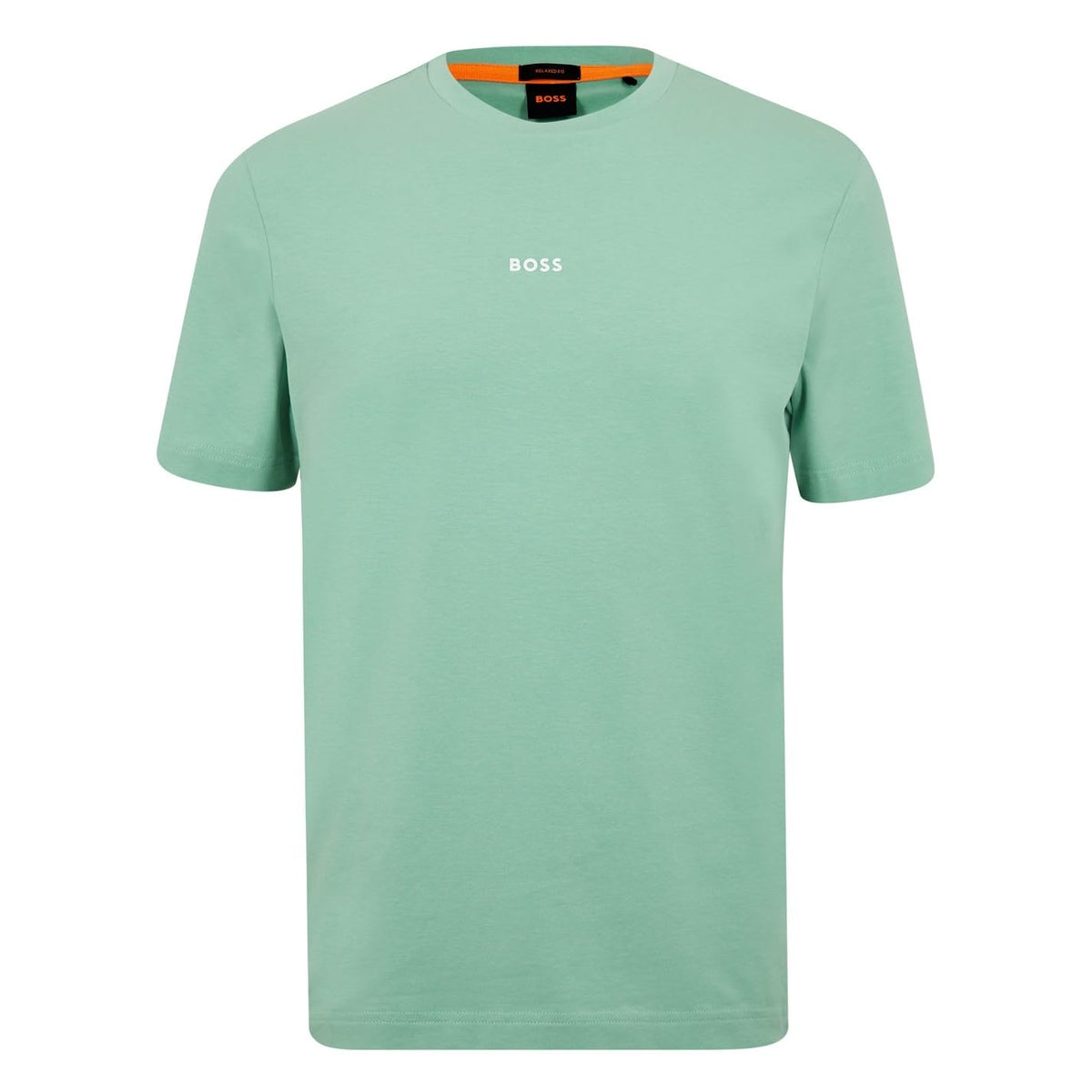 BOSS Mens TChup Logo-Print T-Shirt in Stretch Cotton