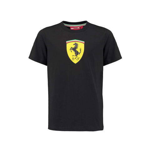 Ferrari Kids Black Shield Tee Shirt (1-2 Years)