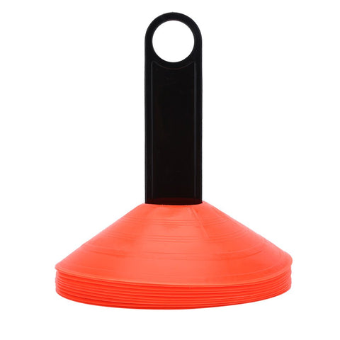 VGEBY1 10 Pcs Training Cones, Practical Soccer Cones with Holder Field Cone Markers for Football Sports Speed Training (orange)