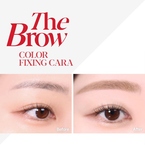 Espoir The Brow Color Fixing Cara #2 Taupe 0.1 fl oz | Easy Fixing without Clumping with Skinny Brush | Long Lasting Smudgeproof Eyebrow Mascara | Soft Mood Coloring Tinted Gel | Korean Eye Makeup