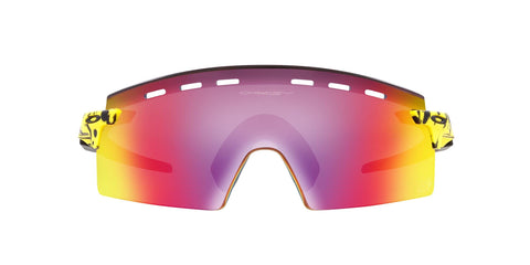 Oakley Men's OO9235 Encoder Strike Vented Rectangular Sunglasses, TDF Splatter/Prizm Road, 39 mm