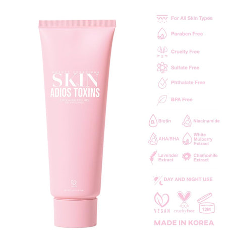 Adios Toxins Exfoliating Peeling Gel by Beauty Creations SKIN