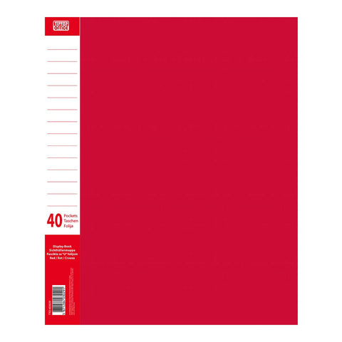 TTO Display Book PP A4 40 Pockets Red