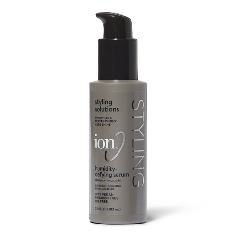 ion Humidity Defying Serum, Paraben-Free, Vegan, Anti-Frizz, Smoothing, Oil-Free, Thermal Heat Protectant