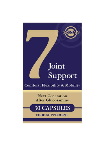 Solgar 7 Vegetable Capsules - Supports Mobility, Flexibility - Aids Release of Joint Enzymes - With Collagen and Vitamin C ,30 Count (Pack of 1)