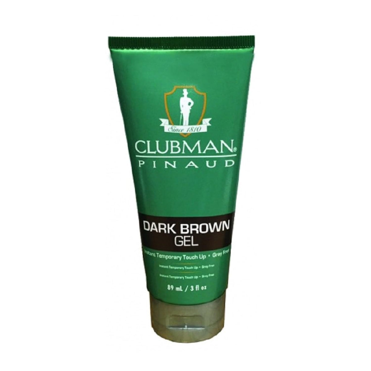 Clubman Pinaud Temporary Gel, Dark Brown, 89ml / 3 Fluid Ounce
