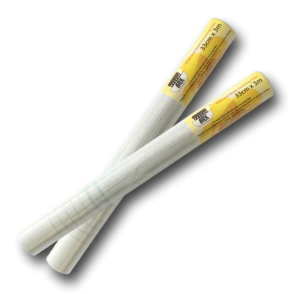 2 x Clearseal Book Covering Film 33cm x 3m by Ark