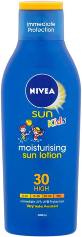 Nivea Sun Kids Moisturising Sun Lotion SPF 30+, 200ml
