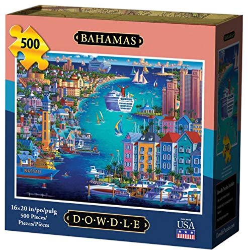 Bahamas Jigsaw Puzzle - 500 Piece, by Dowdle Folk Art, 16" x 20"