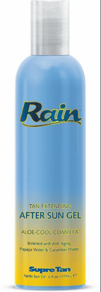 Supre RAIN Tan Extending After Sun Gel w/ Aloe Cool Complex - Soothes and Cools Sun-Burned Skin, Enriched with ANti-Aging Ingredients