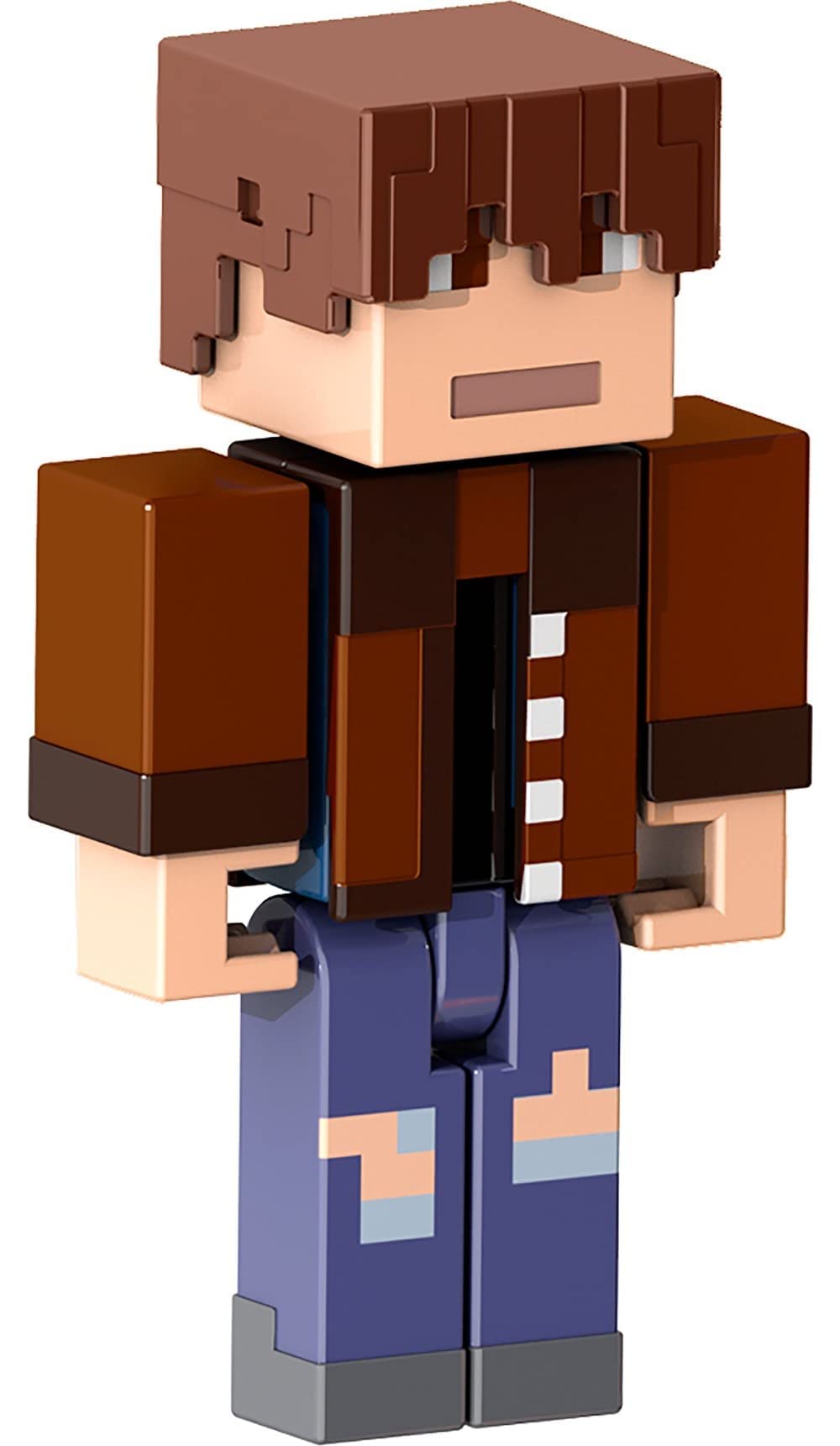 Mattel Minecraft Creator Series Camp Enderwood Ripped Jeans Action Figure & Accessories Pack, 3.25-in Scale