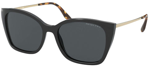 Prada PR 12XS Women's Sunglasses Black/Polar Dark Grey 54