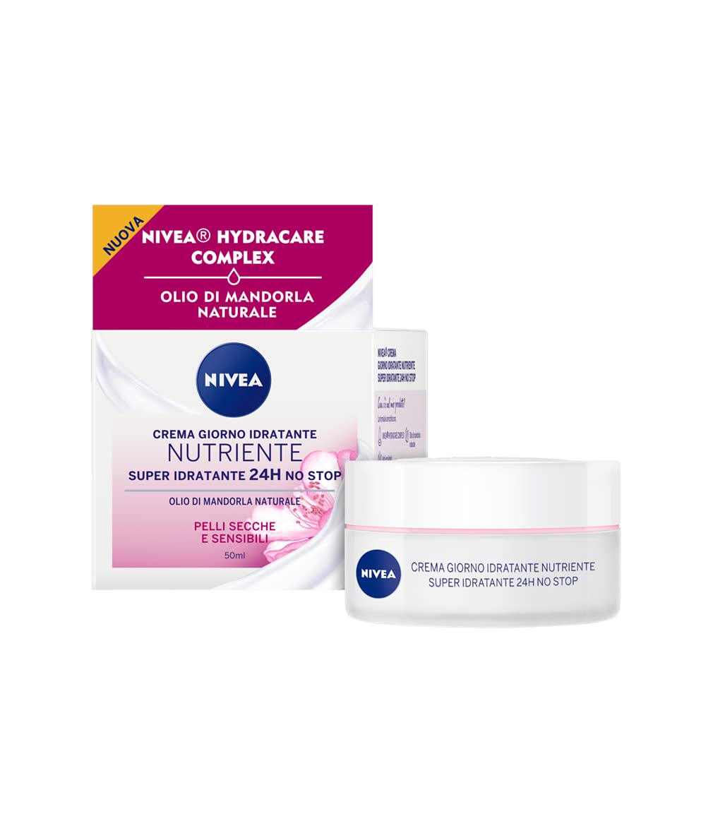 Nivea Essentials Super Moisturising 24H Nourishing Day Cream for Dry and Sensitive Skin 50 ml