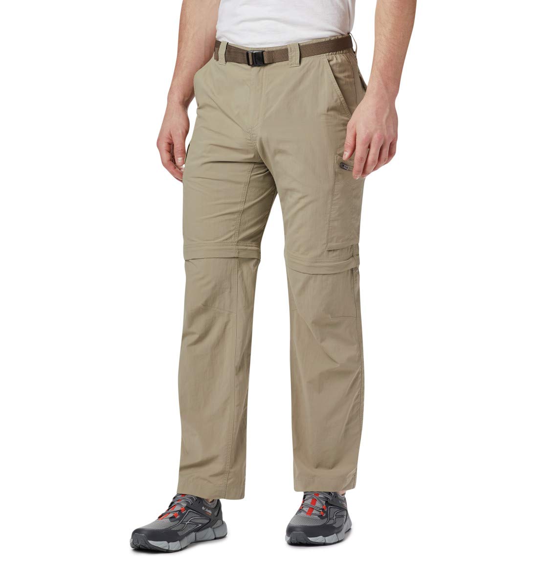 Columbia Men's Silver Ridge Convertible Pant, UPF 50 Sun Protection, Tusk, 42x36