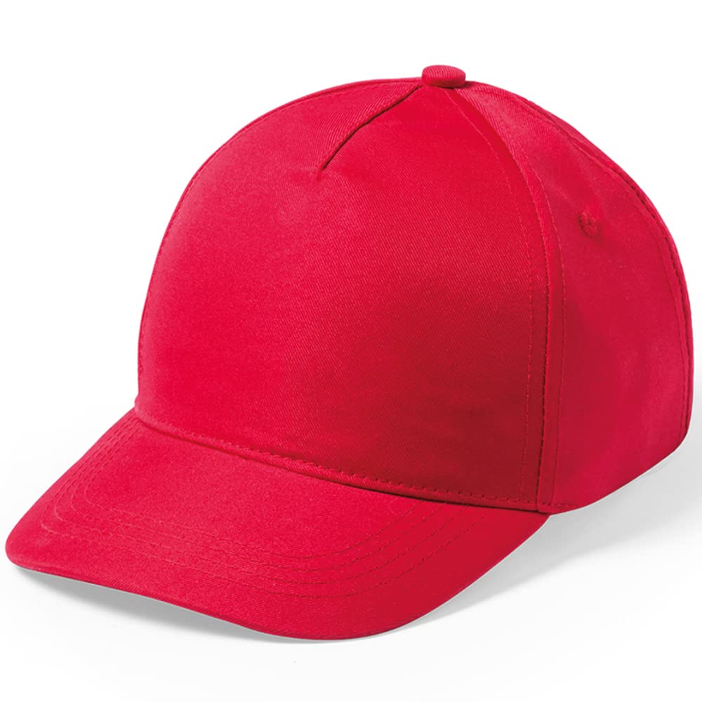 eBuyGB Kids Baseball Cap, Red, Pack of 1