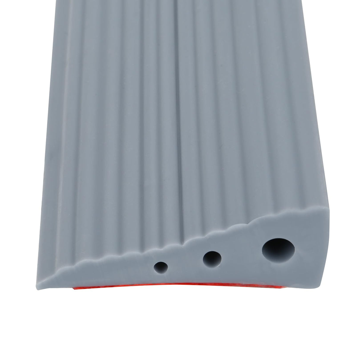 Compensation Profile, Transition Profile Self-Adhesive, Threshold Transition Rail, Silicone Door Threshold Ramp, Threshold Ramp, Wheelchair Ramp for Door Openings, Bathrooms (C-Grey, 6.5 x 2.5 x 100