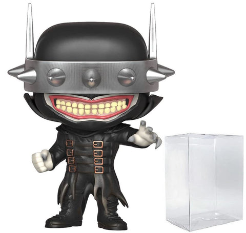 POP DC Heroes: Dark Nights Metal - The Batman Who Laughs (PX Previews Exclusive) Funko Pop! Vinyl Figure (Bundled with Compatible Pop Box Protector Case), Multicolored, 3.75 inches
