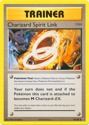 Pokemon - Charizard Spirit Link (75/108) - XY Evolutions