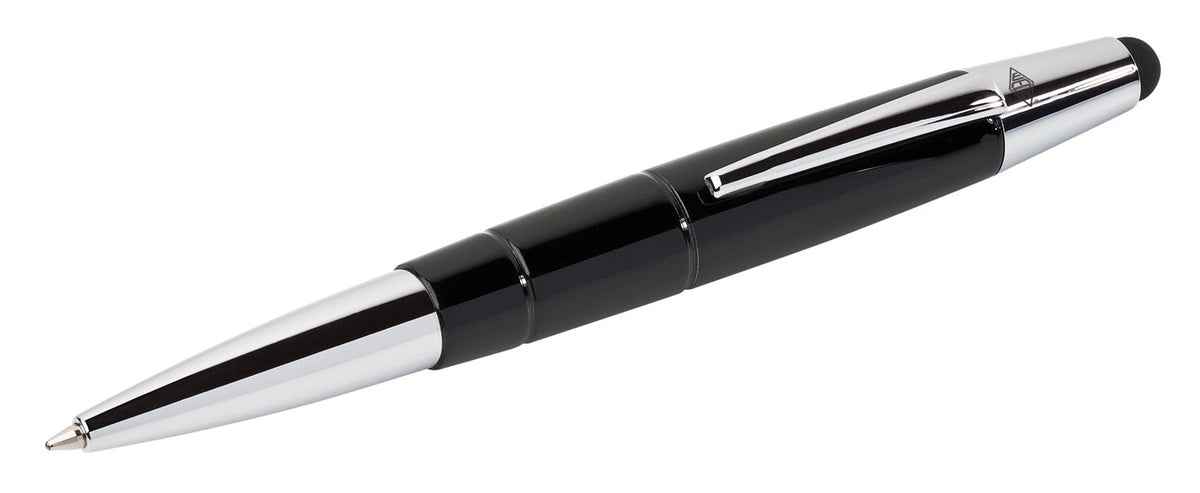 Wedo Pioneer 2-in-1 Stylus Touch Pen - Black (Blue ink)