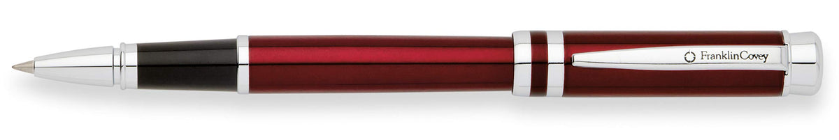 Franklin Covey Freemont Vineyard Red Lacquer w/Chrome Appointments Rollerball Pen