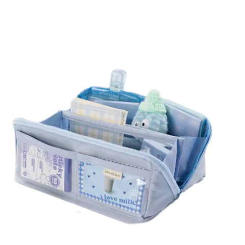 irLocy Pencil Case Aesthetic Clear Pencil Pouch Aesthetic Stationary Kawaii Cute Pencil Pouch Cute Large Pencil Case (Blue)
