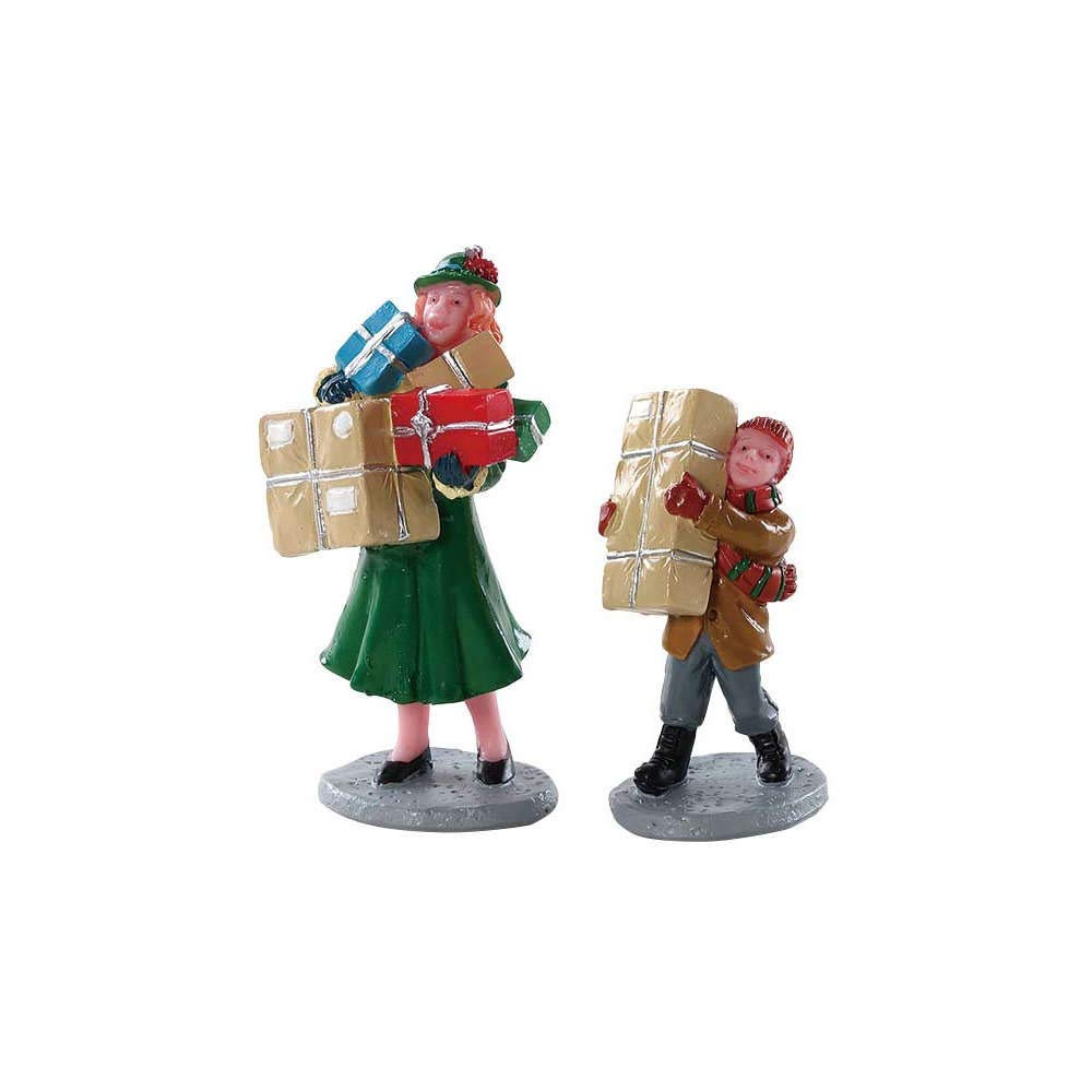 Lemax Village Christmas Rush (Set of 2) # 82610