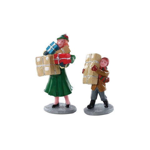 Lemax Village Christmas Rush (Set of 2) # 82610