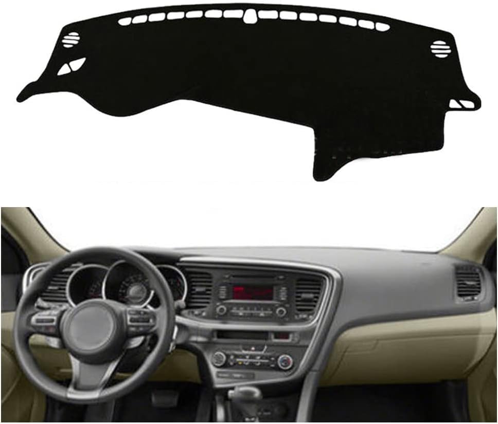 Car Dashboard Cover Mat For Kia Optima / K5 2011 2012 2013 2014 2015 Avoid Light Pads Sun Shade Anti-UV Cover Sun Cover Pad Accessories