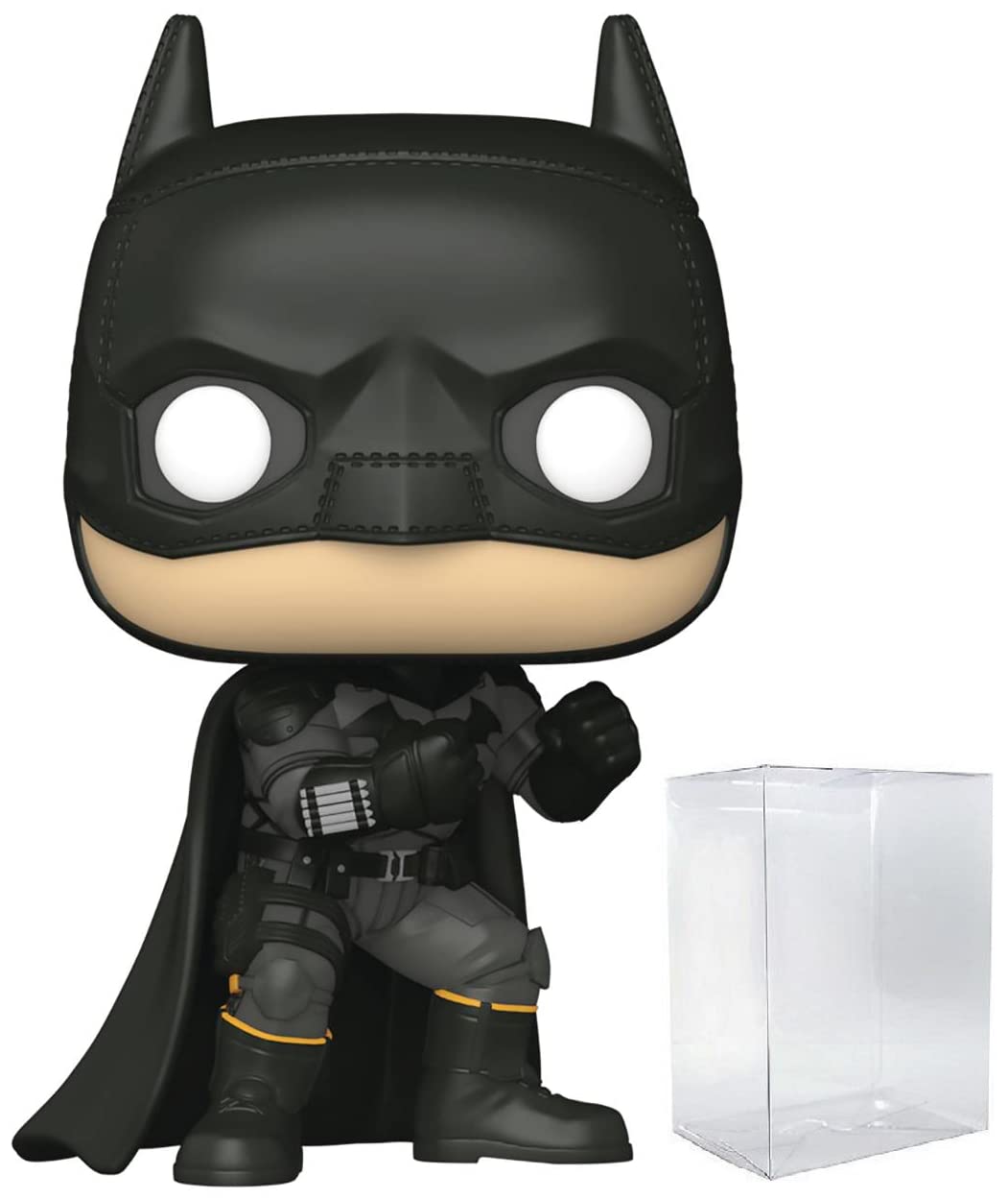 POP DC Heroes: The Batman - Batman Funko Pop| Vinyl Figure (Bundled with Compatible Pop Box Protector Case), Multicolor, 3.75 inches