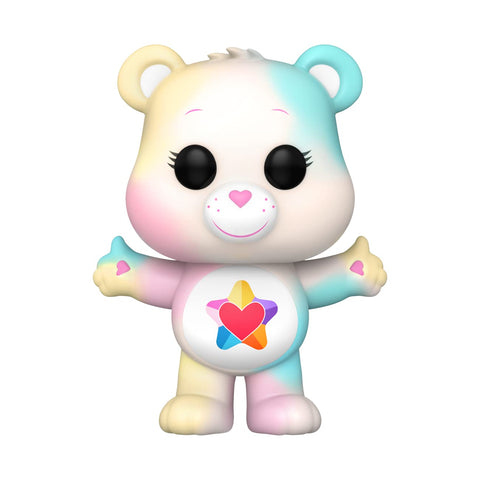 Funko Pop! Animation: Care Bears 40th Anniversary - True Heart Bear with Translucent Glitter Chase (Styles May Vary)