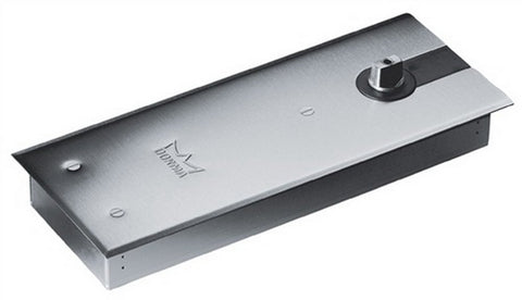 KABA 81210002 Bodentürschließer DORMA BTS 84, EN 3 mit Feststellung 90 Floor Door Closer Lock, Brushed Nickel, Klein