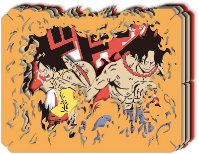 Ensky Can you fight the ONEPIECE Luffy! PAPER THEATER
